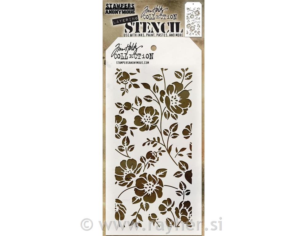 Šablona Tim Holtz Floral