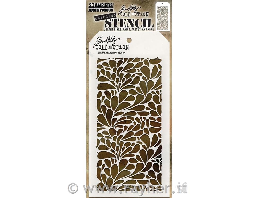 Tim Holtz Layered Stencil, Splash
