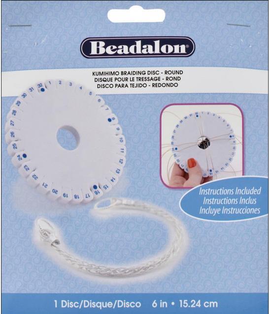 KUMIHIMO PLOŠČA, KROG 10.8CM