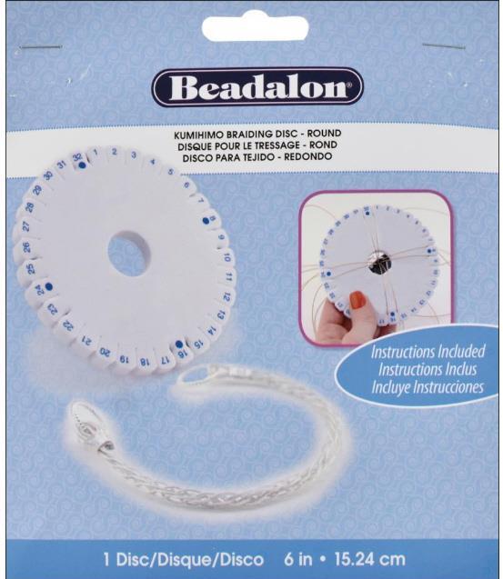 KUMIHIMO PLOŠČA, OKROGLA 15.24CM