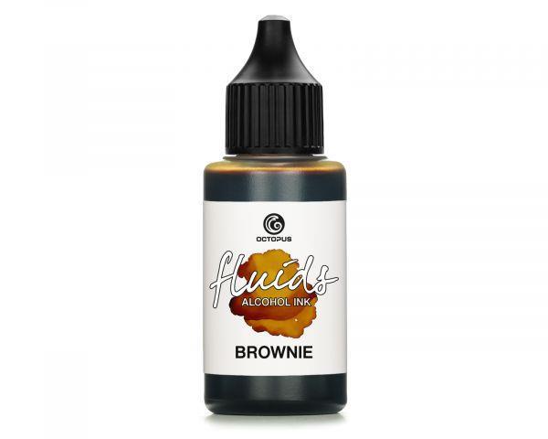 Alchohol Ink Fluids 30 ml, brownie, translucent colour