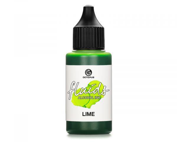 Alchohol Ink Fluids 30 ml, lime, translucent colour