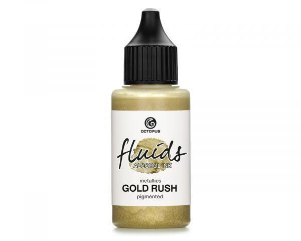 Alchohol Ink Fluids 30 ml, gold rush, metallic colour