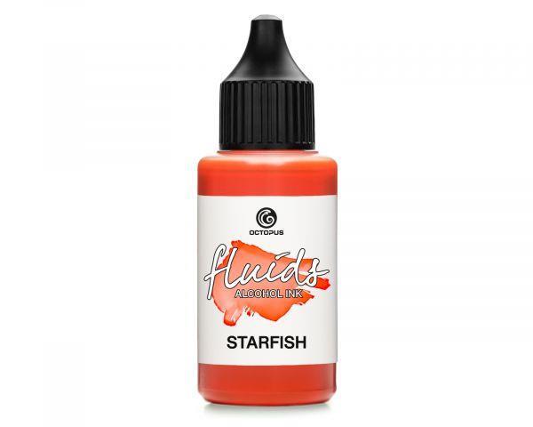 Alkoholni tuš Fluids 30 ml, starfish ,prosojen ton