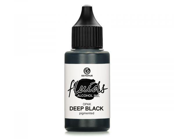 Alkoholni tuš Fluids 30 ml, deep black ,prekriven ton