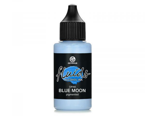 Alchohol Ink Fluids 30 ml, blue moon, opak colour