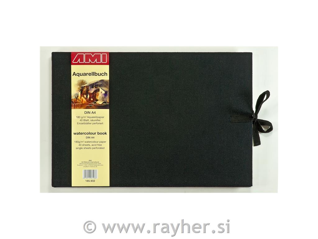 Blok za akvarele AMI A4 180g 40 listov