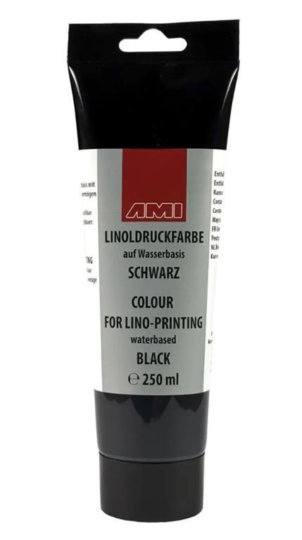 Block printing colour 250 ml black