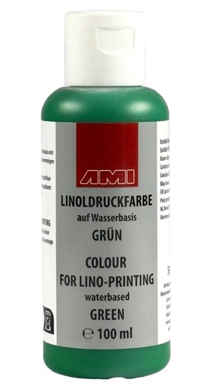 Block printing colour 100 ml green