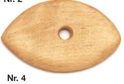 Modelirka lesena "ledvička" št.4