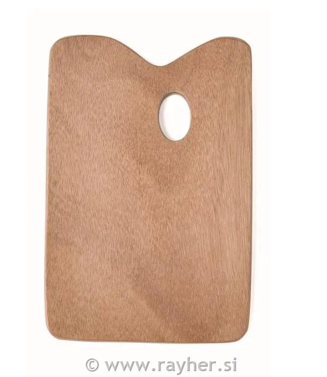 Paleta slikarska, lesena 20x30 cm