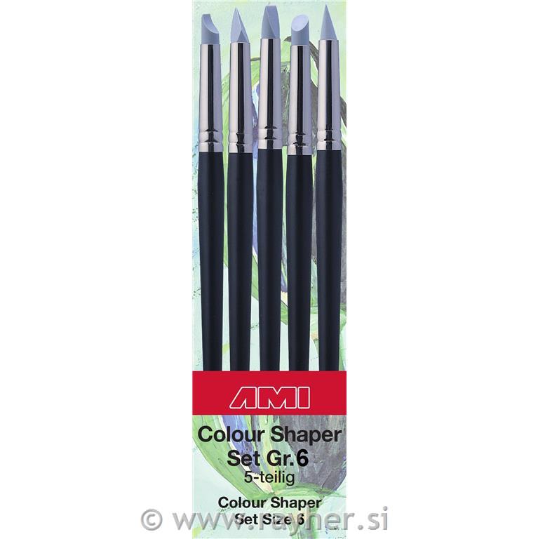 Colour Shaper čopiči 6 mm set 5
