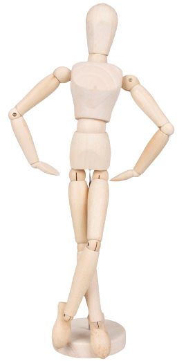 Maneken, moški 30 cm