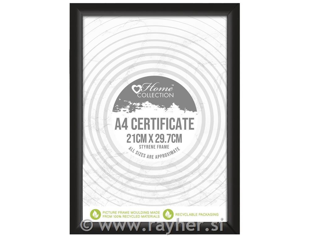 Okvir za slike, A4, črn