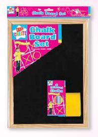 Tabla za pisanje s kredo in gobica, A4