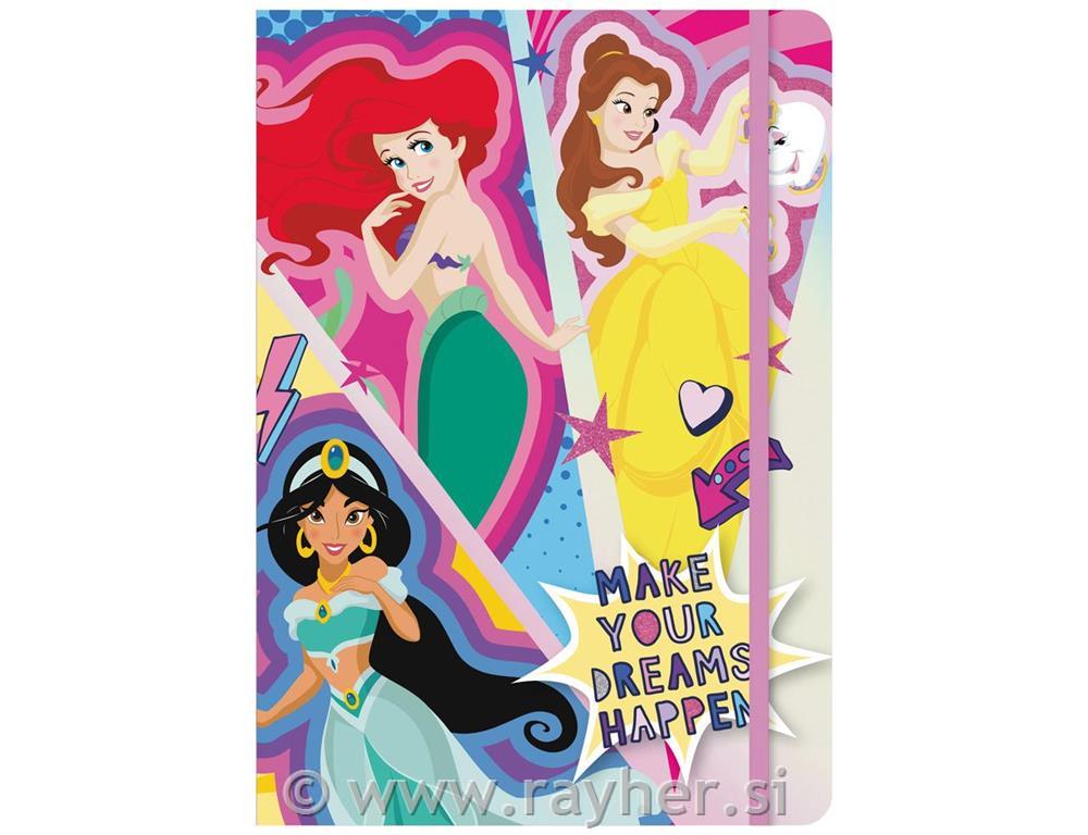 Notesnik, A5, Disneyeve princese