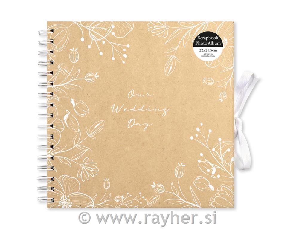 Scrapbook album, Our wedding days