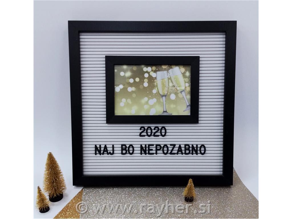 Okvir za slike s črkami