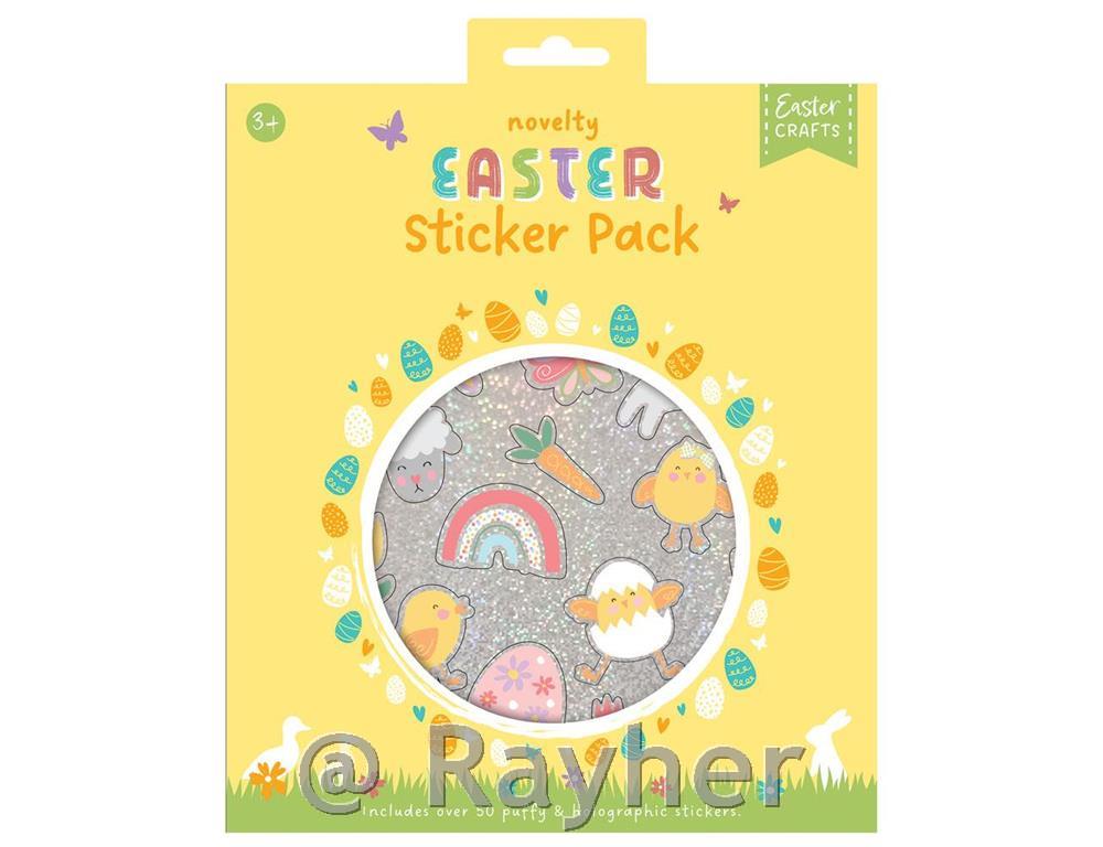 Easter stickers, set of 50