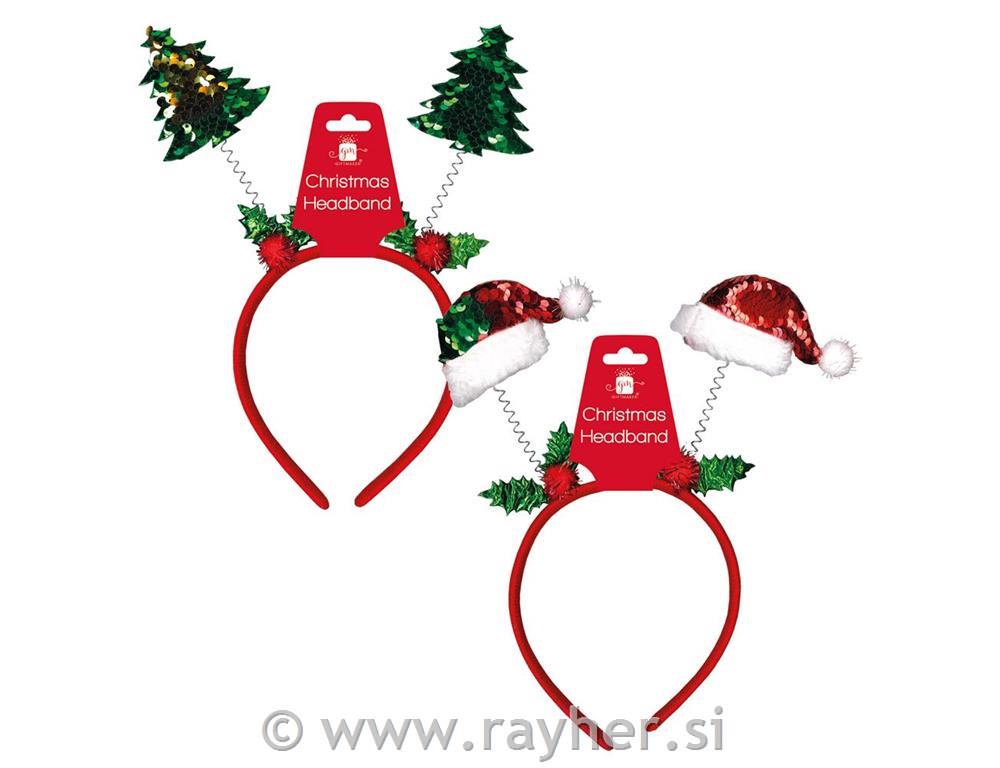 Obroč za lase, Božični, 1 kos