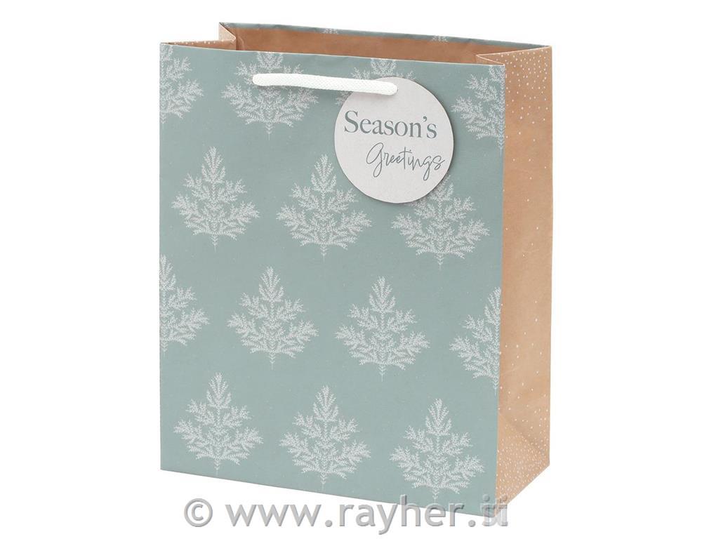 Darilna vrečka 28.5x21.5cm, Zimska