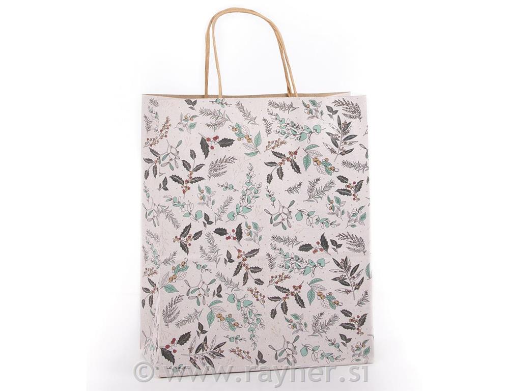 Darilna vrečka 36x22cm, Zimska Eco