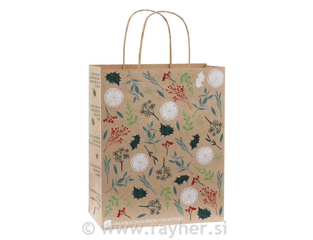 Darilna vrečka 36x22cm, Festive Eco
