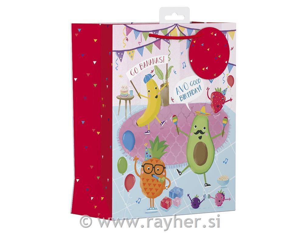 Darilna vrečka Zabavno sadje, M