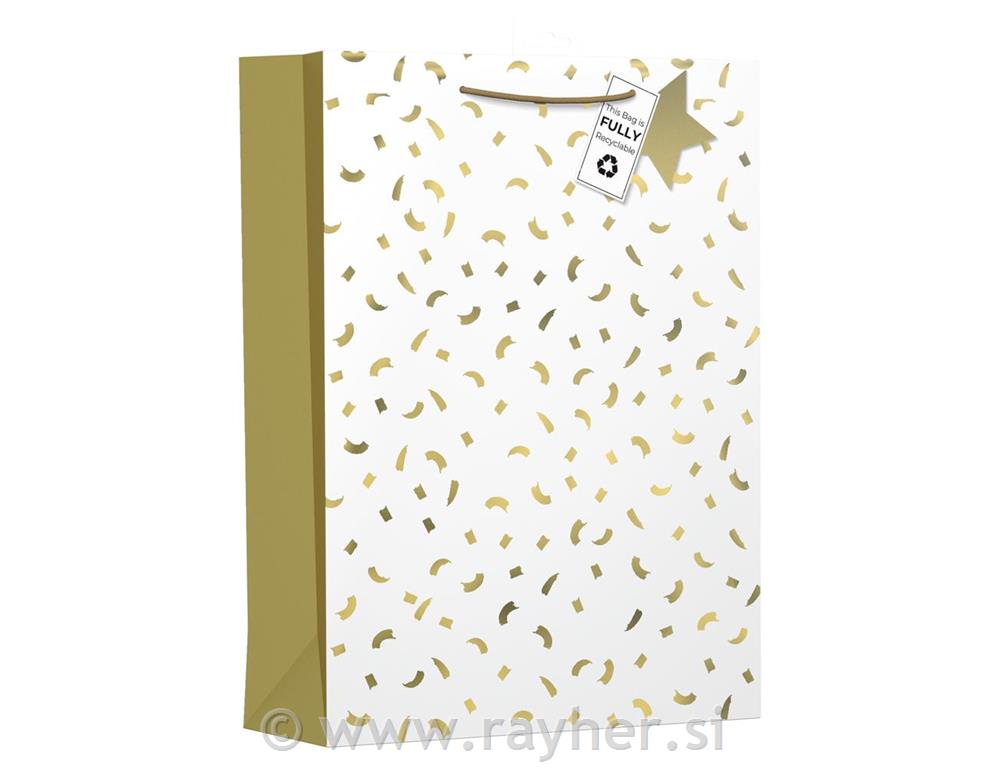 Darilna vrečka 33x48cm, Confetti