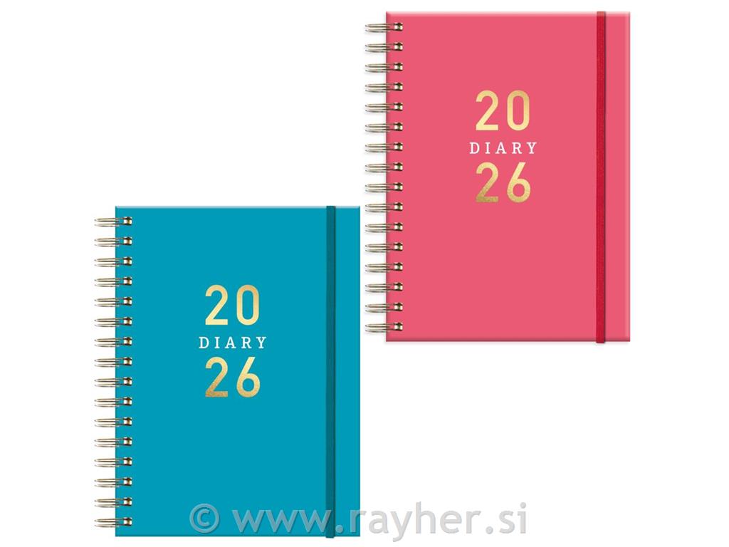 Rokovnik moder/roza 2026