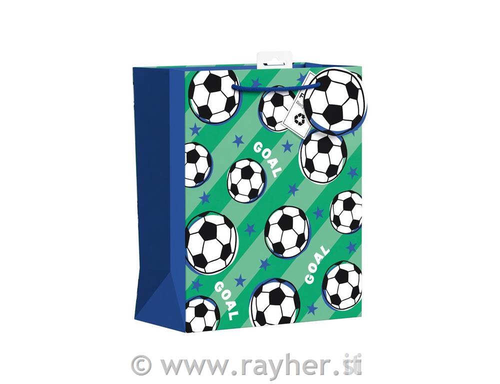 Darilna vrečka 35x27cm, Football