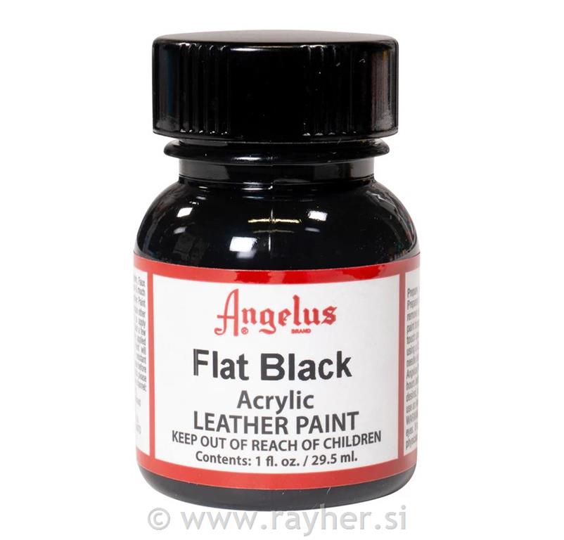 Angelus barva za usnje, Flat Črna, 29.5ml