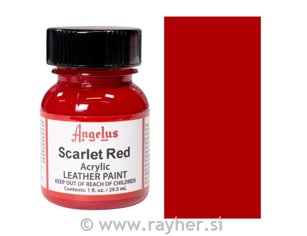 Angelus barva za usnje, Škrlatno rdeča, 29.5ml
