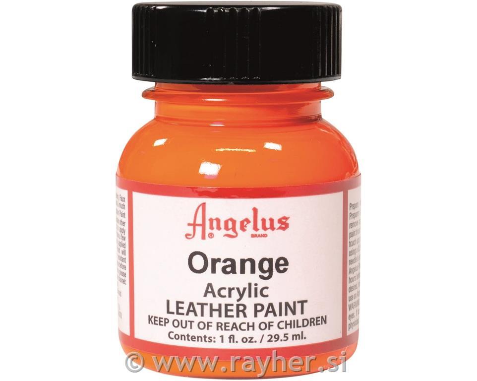 Angelus barva za usnje, Oranžna, 29.5ml
