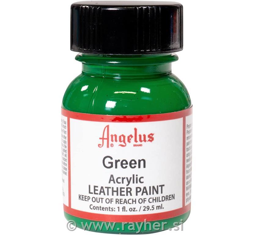 Angelus barva za usnje, Zelena, 29.5ml