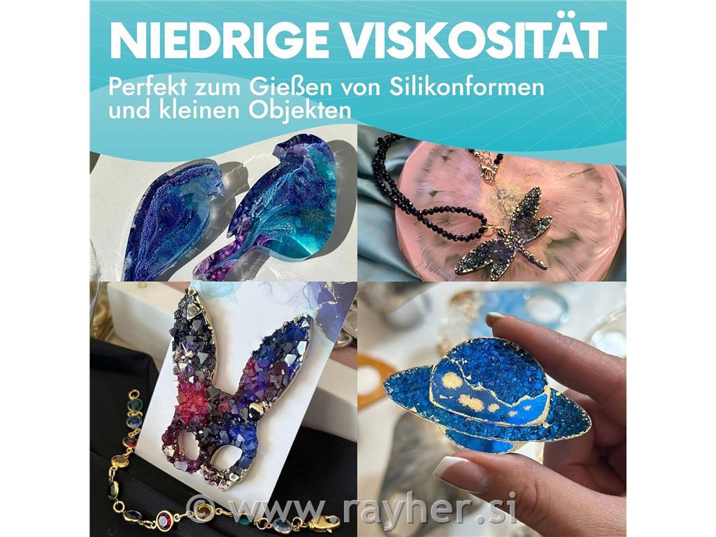 Epoxy resin, Artline, nizka viskoznost, set, 0,9kg