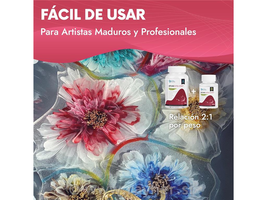 Epoxy resin art2 x 118ml / 4oz, tab-blister 2 bottles