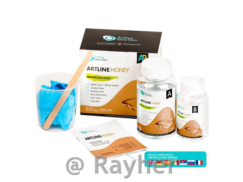 Epoxy resin, Artline Honey, srednja viskoznost, set, 0,3kg