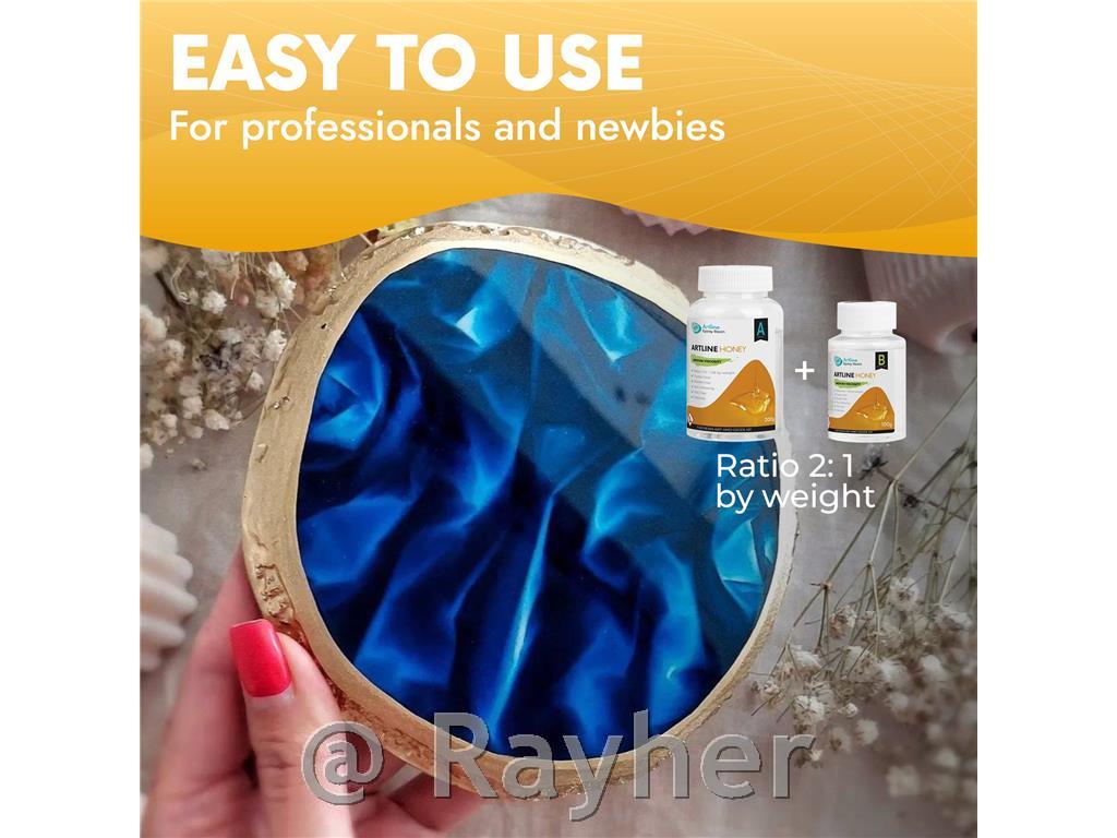 Epoxy resin, Artline Honey, srednja viskoznost, set, 0,3kg