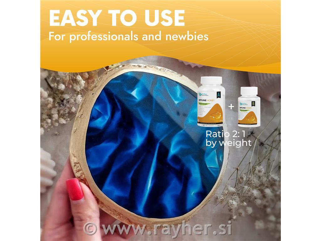 Epoxy resin art2 x 118ml / 4oz, tab-blister 2 bottles