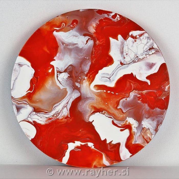 Pigment pasta za barvanje epoksidne smole 20g, rdeča