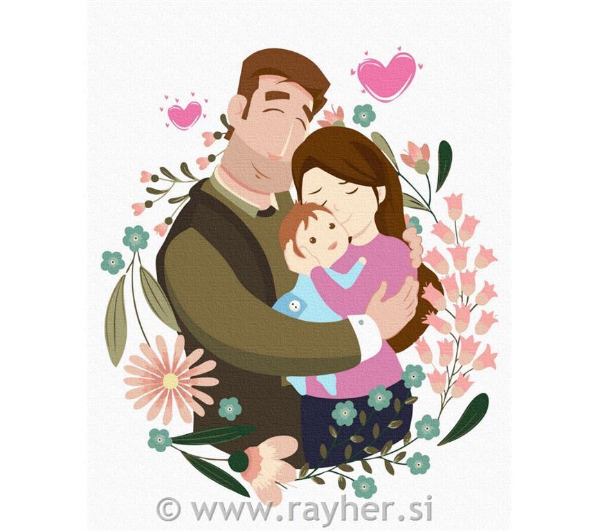 Slikanje po številkah; Družinsko udobje