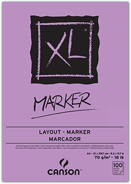 Sketch pad XL Marker A4 70 g, 100 sheets