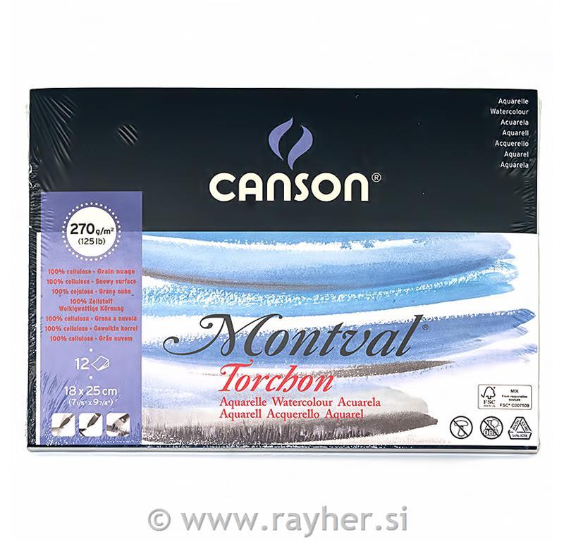 Watercolour pad Montval 18x25cm 270 g, 1