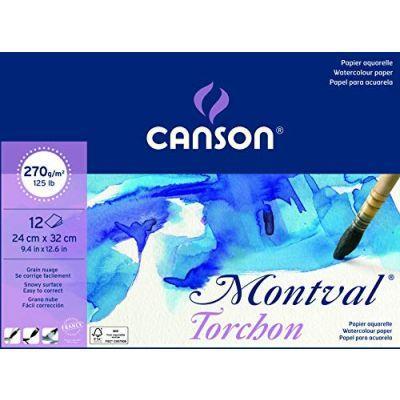 Blok akvarelni Montval 24x32cm 270 g, 12 listni, snežna struktura