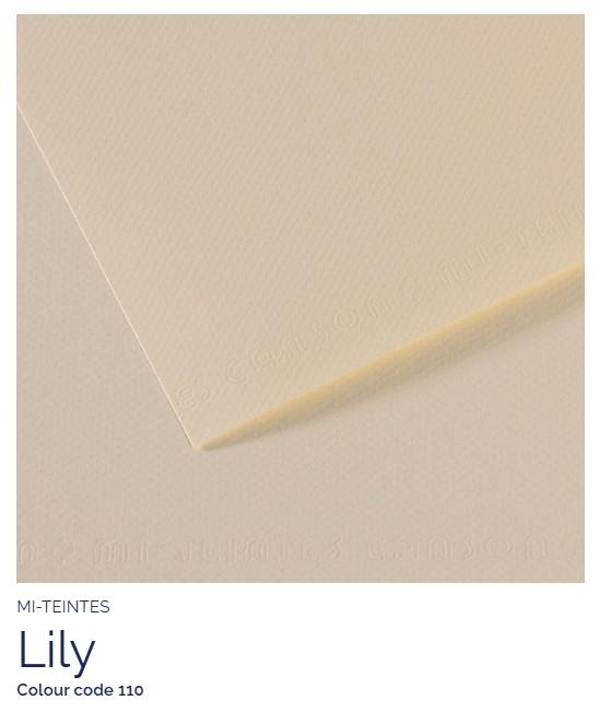 Papir Canson Mi-Teintes 50x65 cm 160 g/m; 110 Lily