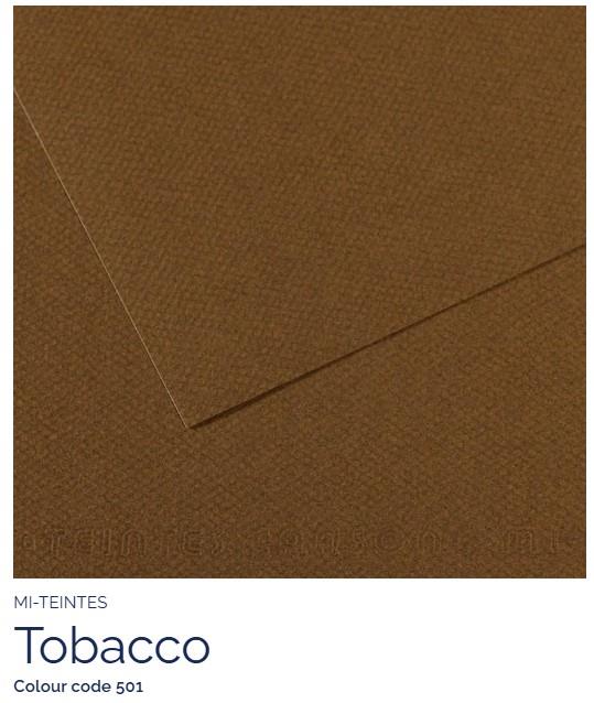 Papir Canson Mi-Teintes 50x65 cm 160 g/m; 501 Tobacco