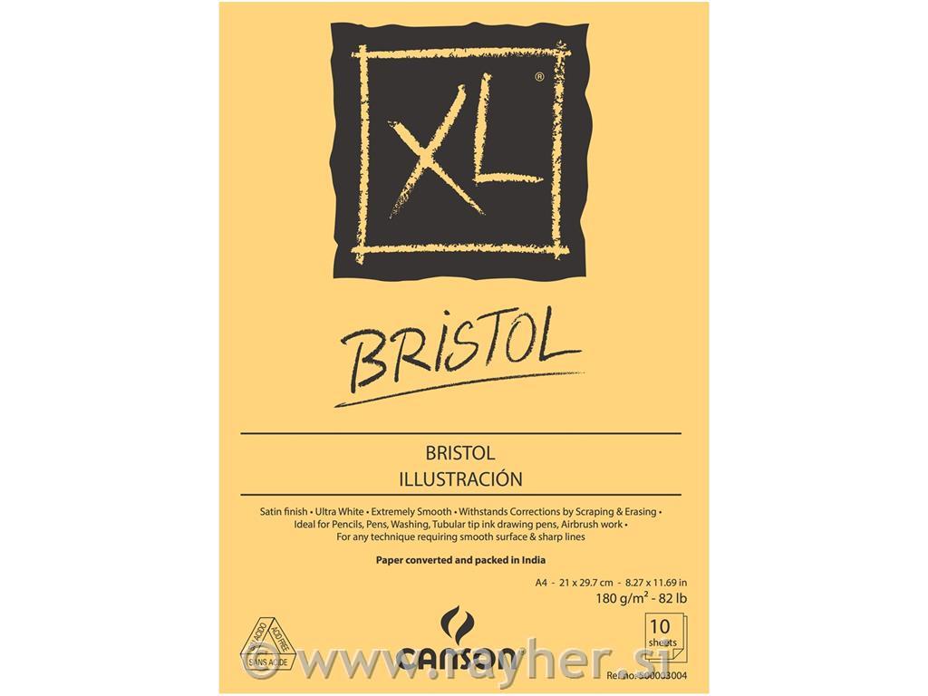 Skicirka spirala XL Bristol A4 180 g, 50 listna