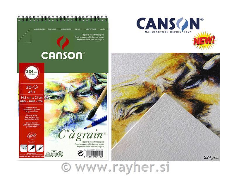 Sketch pad spiral "C" á Grain A5 224 g,