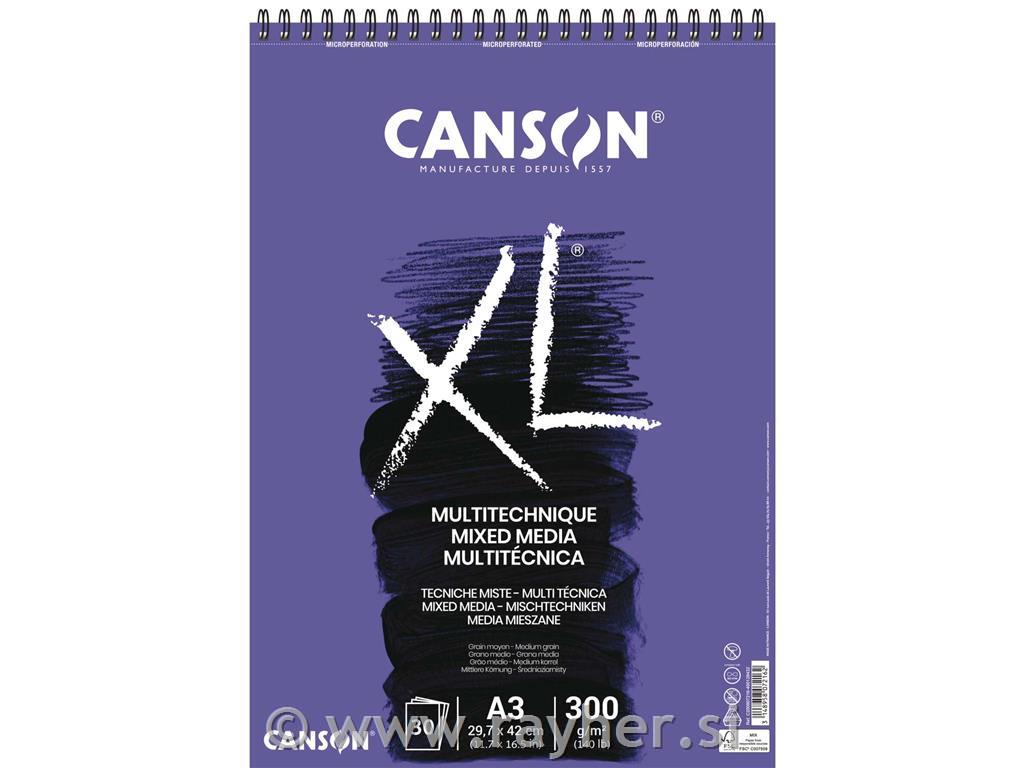 Pad spiral XL Fluid Mix Media A3 250 g,